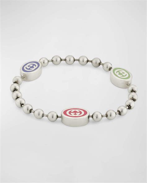 gucci boule bracelet|gucci interlocking silver bracelet.